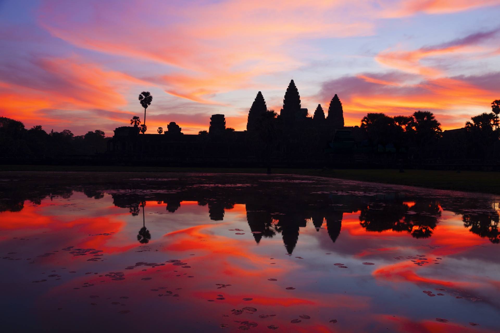 Cambogia: tramonto