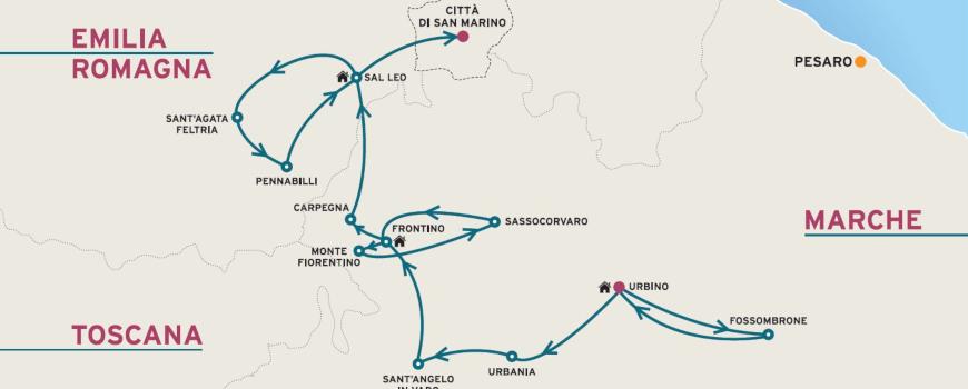 Viaggio in Italia: itinerario