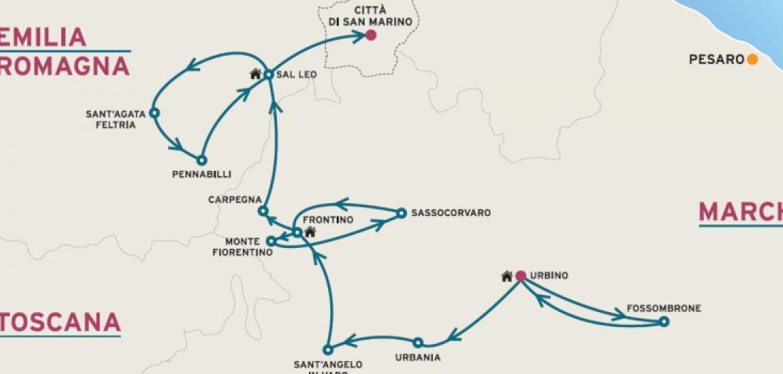 Viaggio in Italia: itinerario