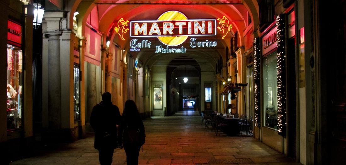 Portici di notte