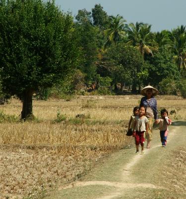 Laos: famiglia
